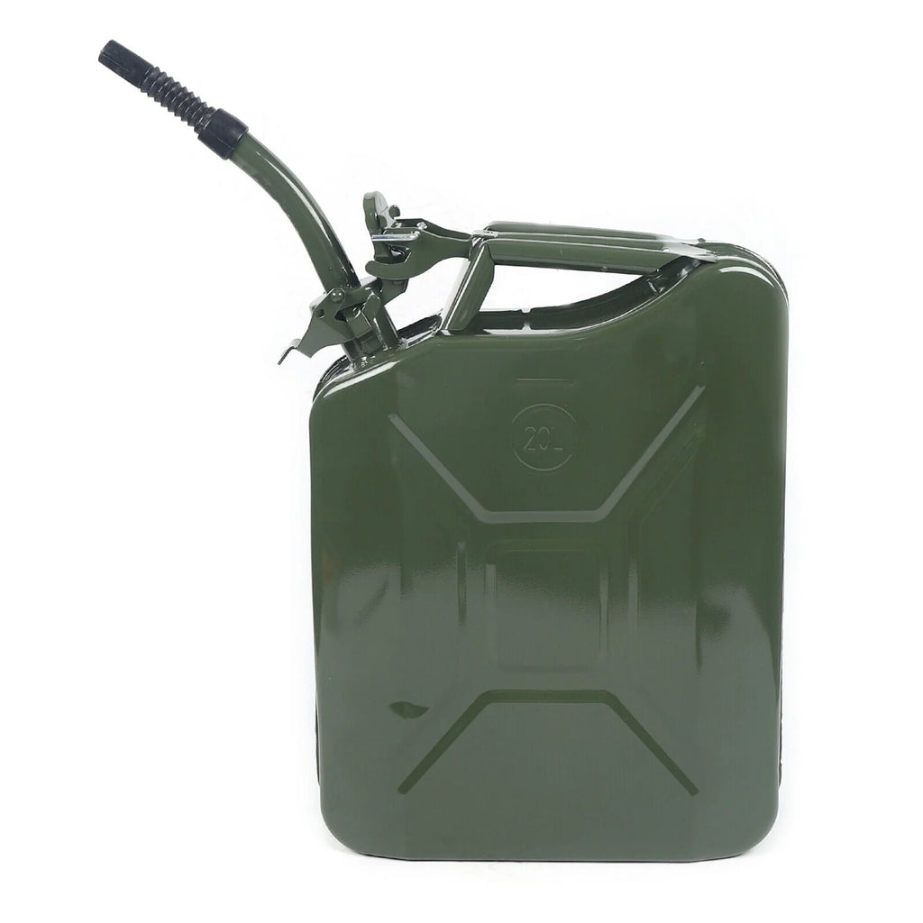 5 Gallon Metal Gas Can Fuel Container Gasoline Refill Tank Emergency Backup Diesel