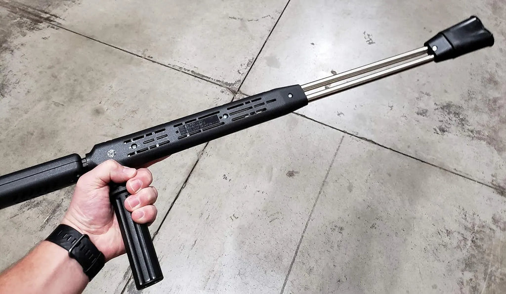 AL345 Dual Lance 40 Stainless Steel, Vented 4000 PSI Dual Lance Wand, with Stainless Coupler for Power Pressure Washer