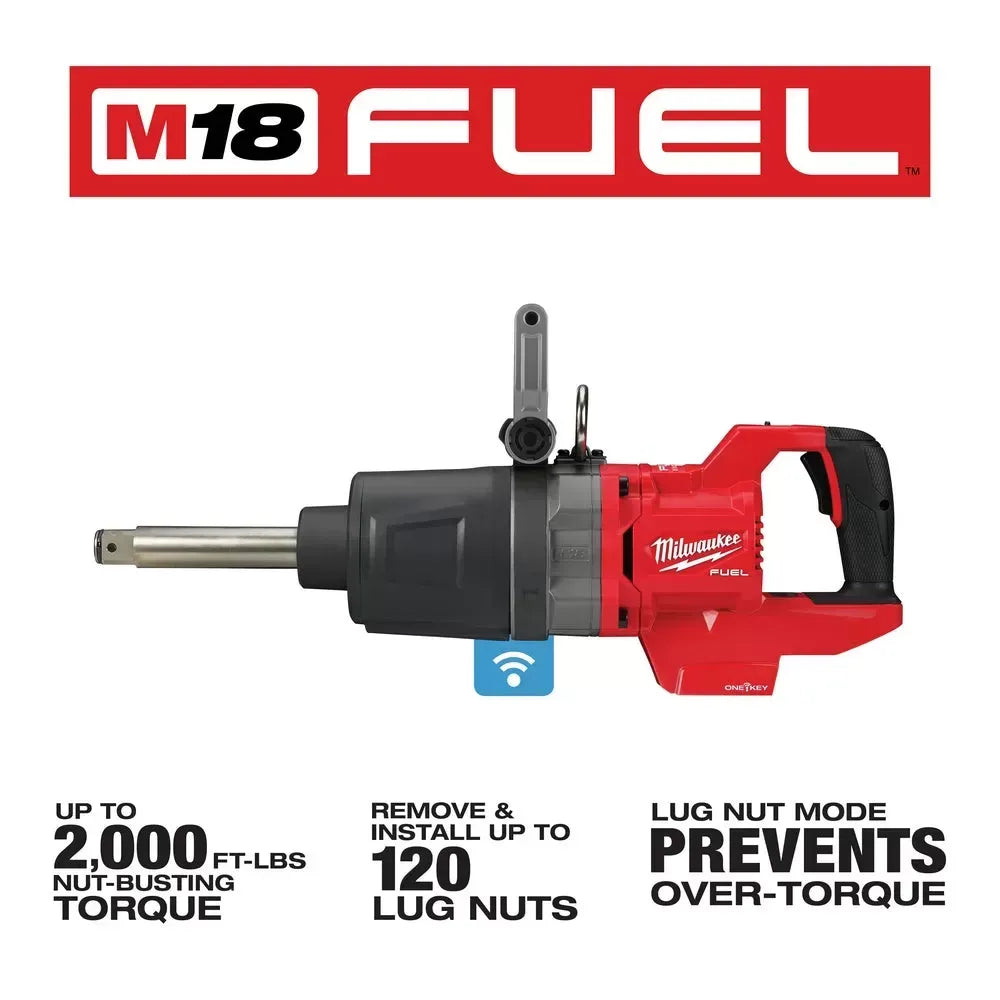 Milwaukee 2869-20 M18 FUEL 18V 1 D-Handle Anvil High Impact Wrench-Bare Tool