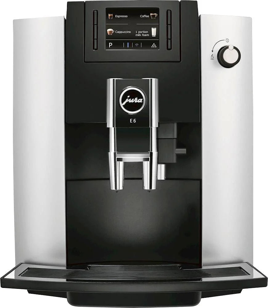 Jura - E6 Espresso Machine with 15 bars of pressure - Platinum