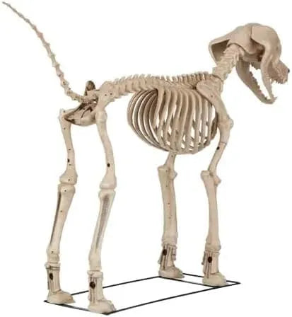 Generic Home Accents 7 ft. Skelly's Dog, White