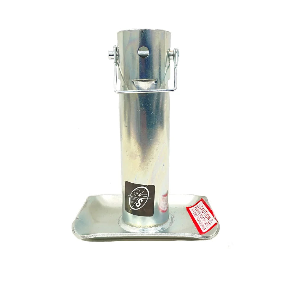 Southwest Wheel 5,000 lbs Top wind RAM A-frame Trailer Jack w/ Zinc Round Tube Jack Foot
