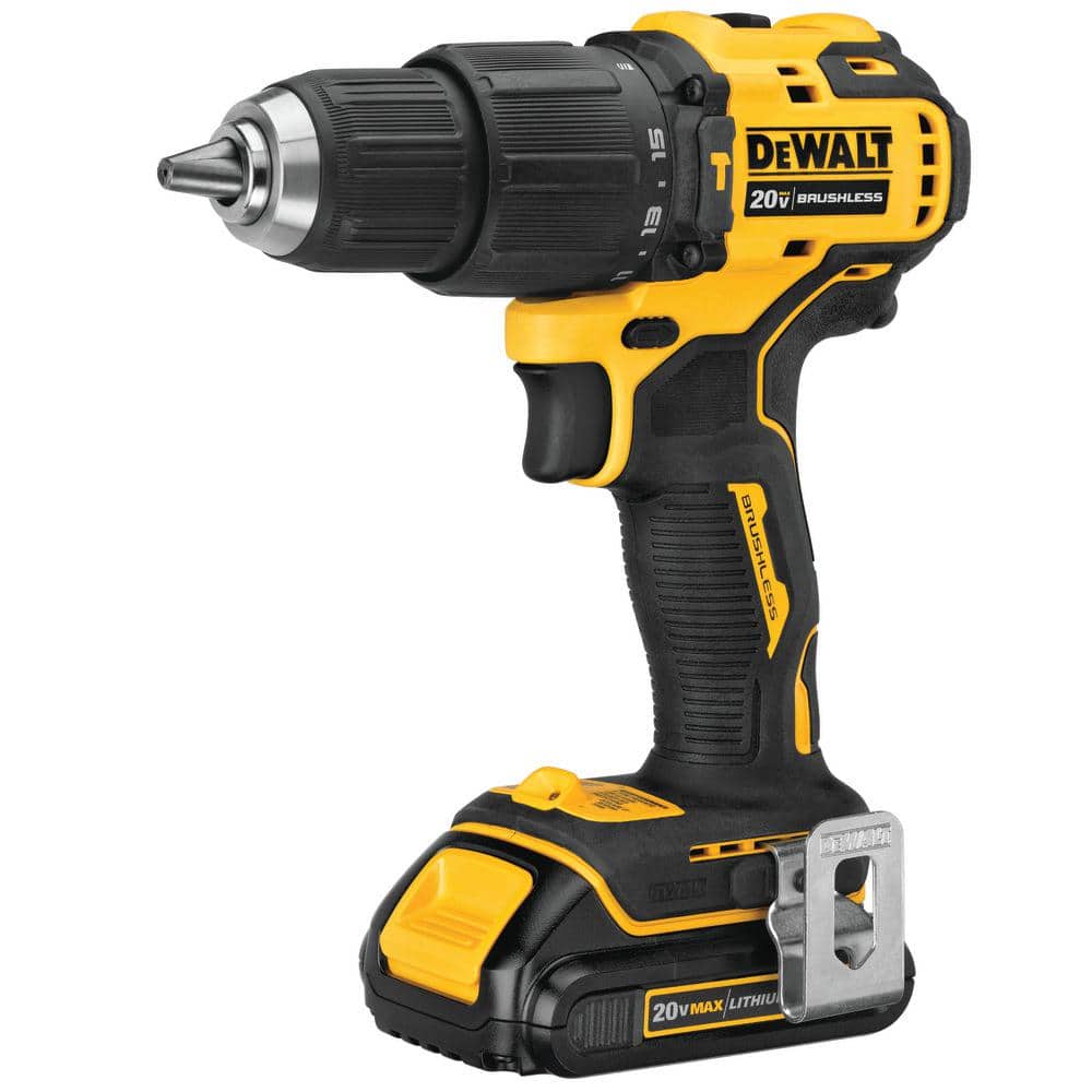 ATOMIC 20V MAX Lithium-Ion Cordless Brushless Combo Kit with (2) 1.5Ah Batteries, Charger, and Bag DCK224C2