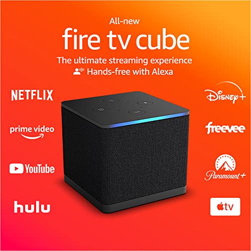 Fire TV Cube with Alexa Voice Remote Pro
