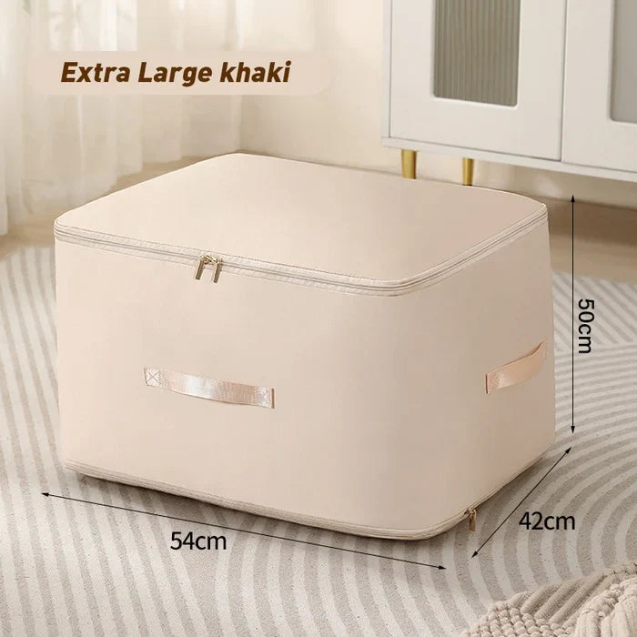Compression Storage Bag with Built-In Zipper and Moisture-Resistant Fabric, Sturdy Handles
