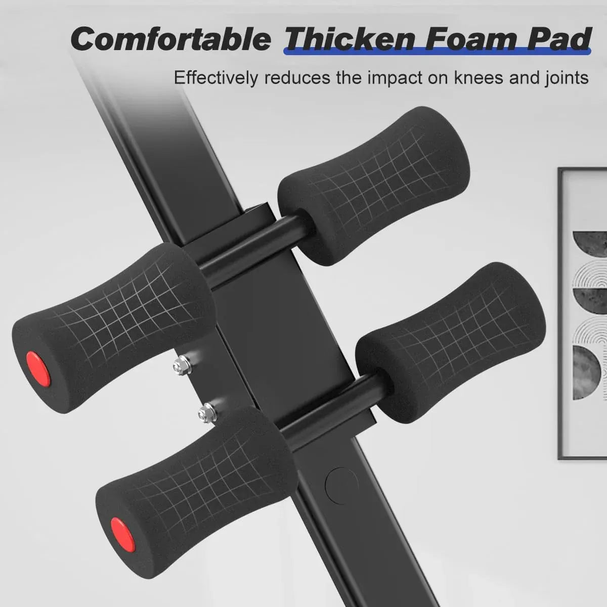 Workout Machine Abdominal Trainer Foldable Ab Cruncher Strength Training Equipment for Home Gym 440 LBS