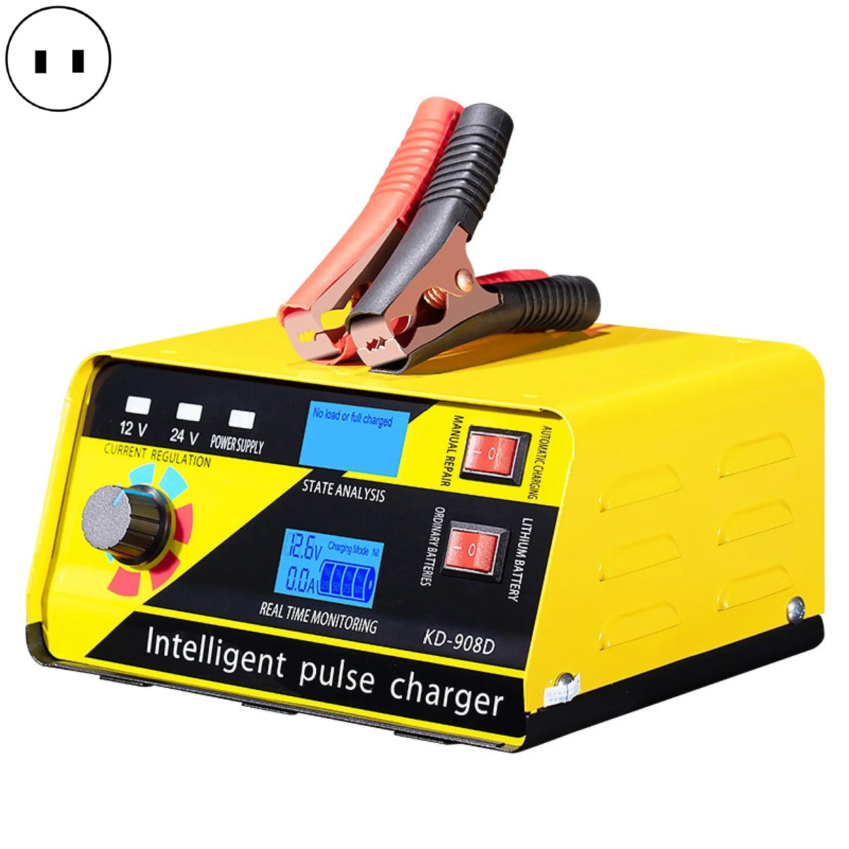 XWQ Storage Battery Charger Digital Display Multiple Protection High Efficiency 12V 24V Car Battery Charger for Automobile