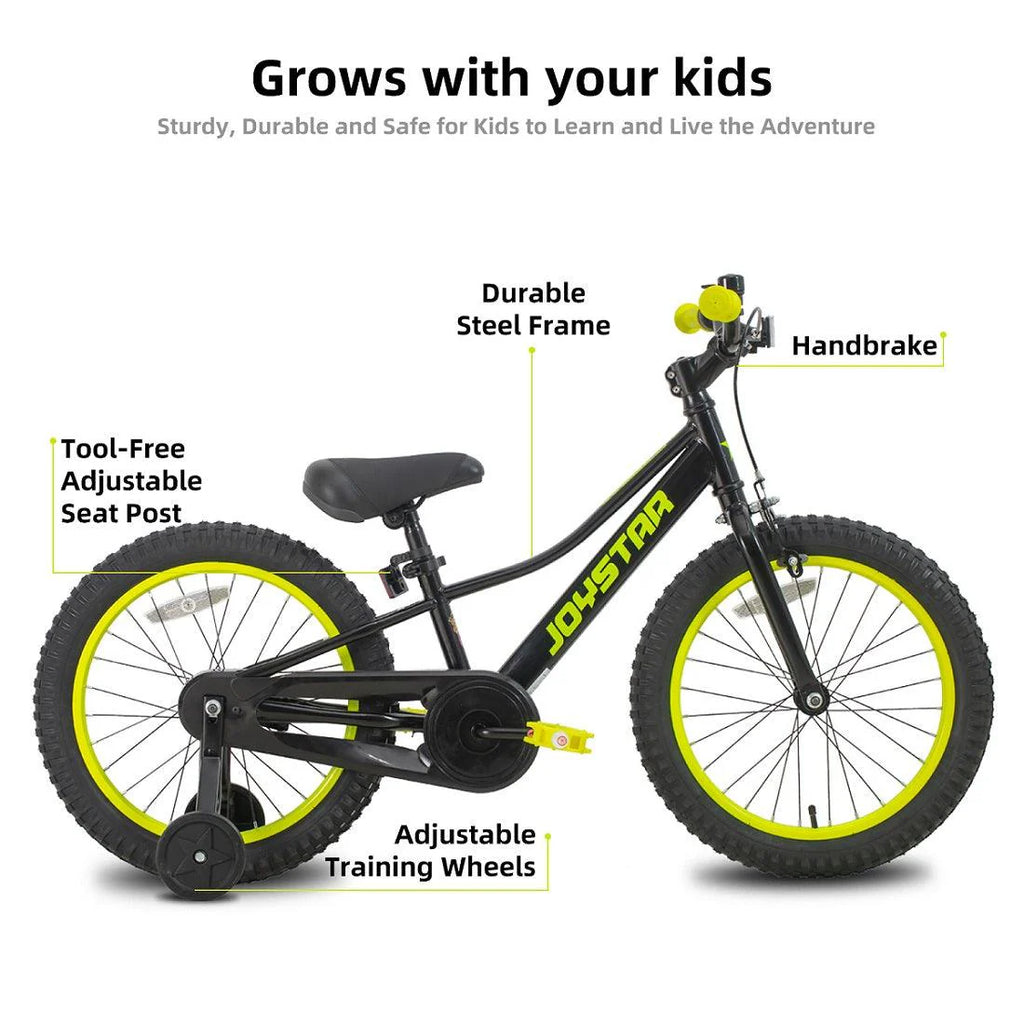 20-Inch Kids Bike with Training Wheels