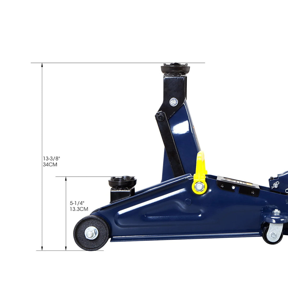 TCE Hydraulic Trolley/Floor Jack Combo with 2 Jack Stands, 2 Ton ,Blue, W8201-U