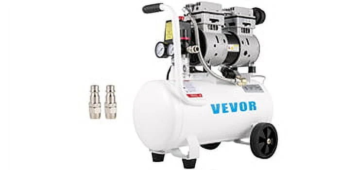 BENTISM Air Compressor 6.6 Gallon, Portable Air Compressor 1 HP, Oil Free Air Compressor Steel Tank 750W, Pancake Air Compressor 115 PSI, Ultra Quiet Compressor for Home Repair, Tire Inflation