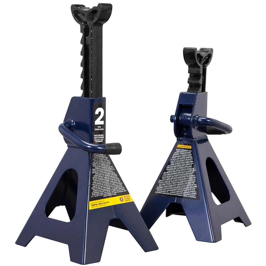 TCE Hydraulic Trolley/Floor Jack Combo with 2 Jack Stands, 2 Ton ,Blue, W8201-U