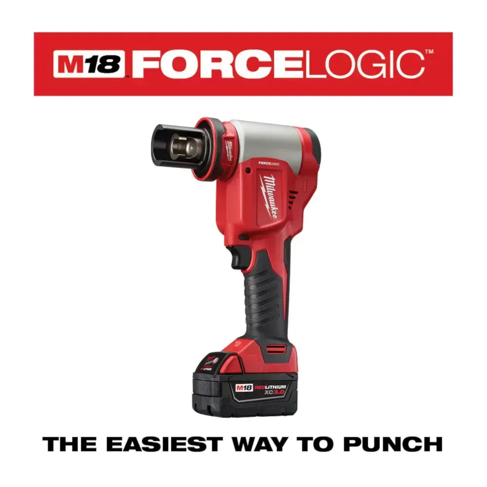Milwaukee 2676-22 M18 18V FORCE LOGIC 10T Knockout Tool Kit w/ 1/2 -2 Capacity