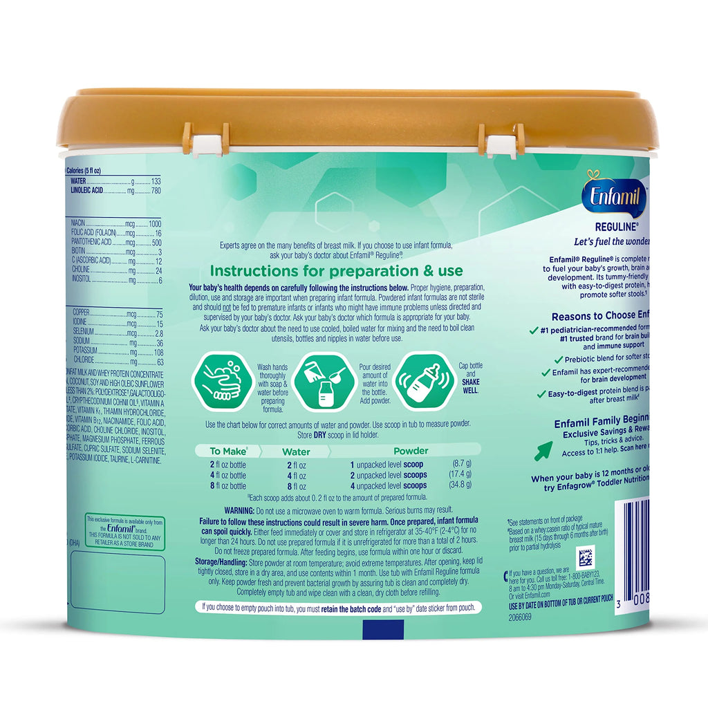 Enfamil Reguline Constipation Formula Probiotics