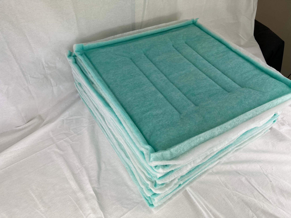 wioboy Paint Spray Booth Tacky Intake Filter Pad 20 x 20 (24 Pack), Series 55 (Internal Wire)