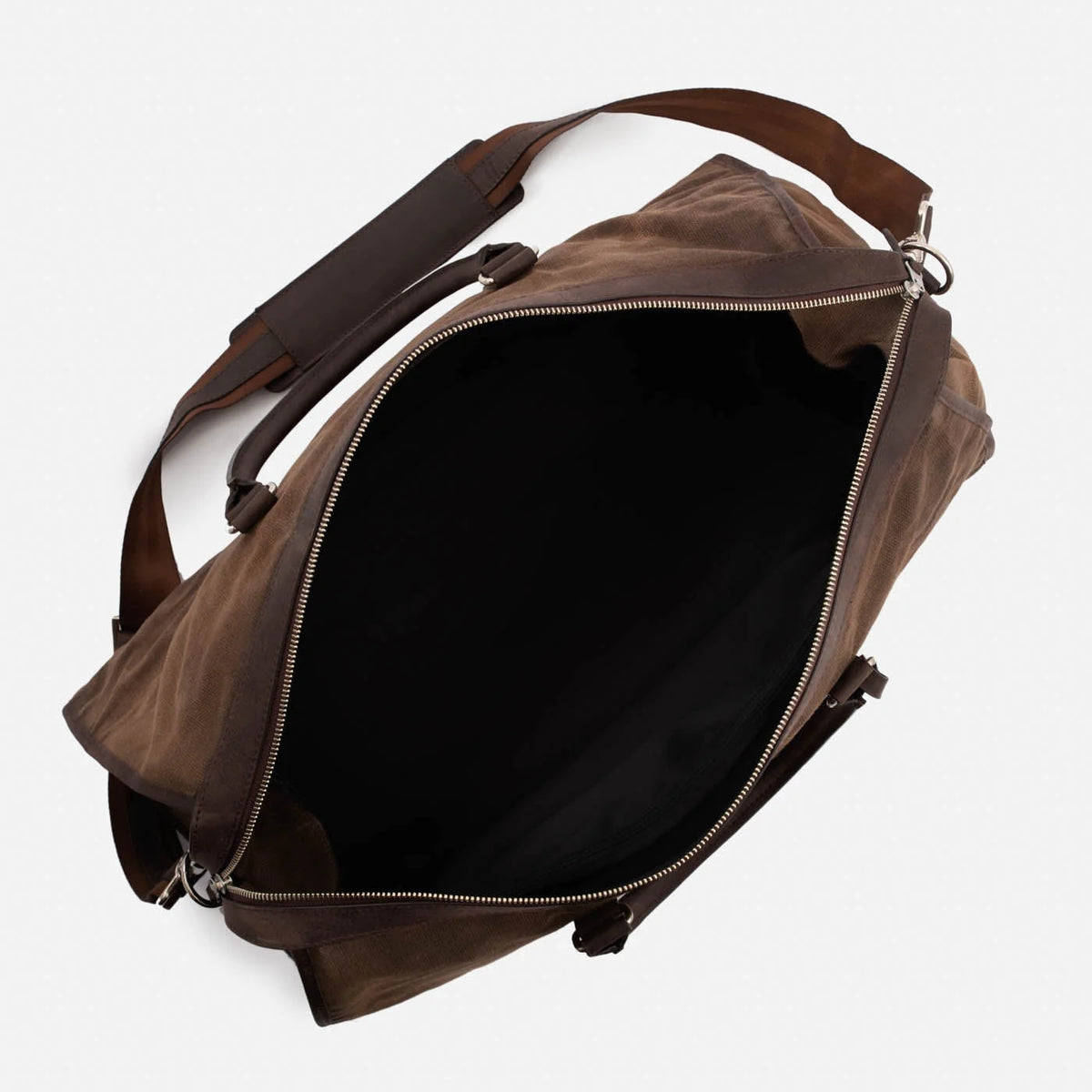 Davis Weekender Bag - Waxed Canvas and Pull-Up Leather - Men's