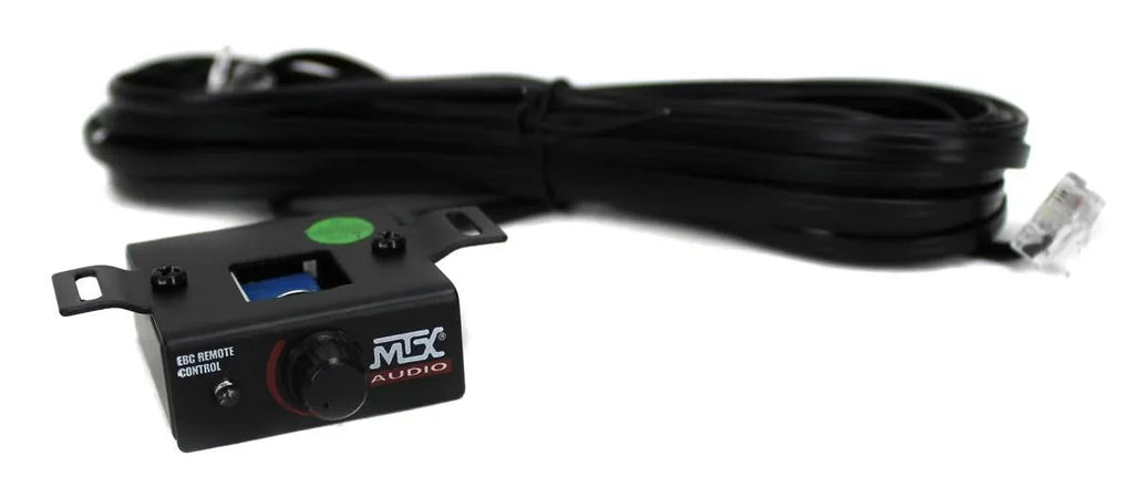 MTX 12 Dual Loaded Car Subwoofer w/Sub Box, Amplifier, & QPower Wiring Kit