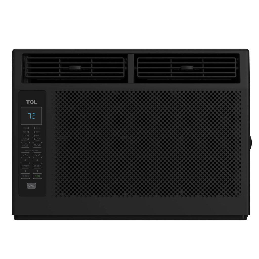 TCL 5，000 BTU Window Air Conditioner， 150 sq. ft.， LED Display， Included Remote， Black， W5W3M-B
