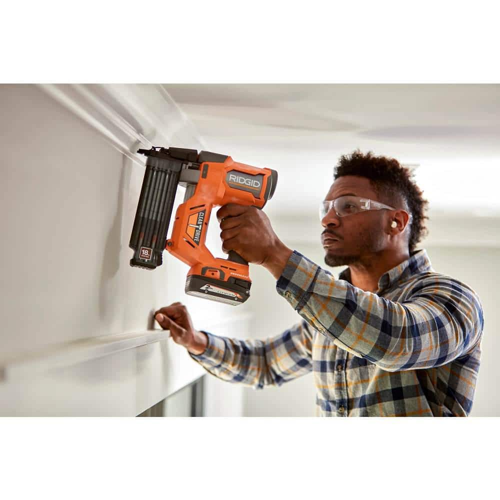 18V Brushless Cordless 18-Gauge 2-1/8 in. Brad Nailer w/ Brushless 16-Gauge 2-1/2 in Straight Finish Nailer (Tools Only) R09891B-R09892B