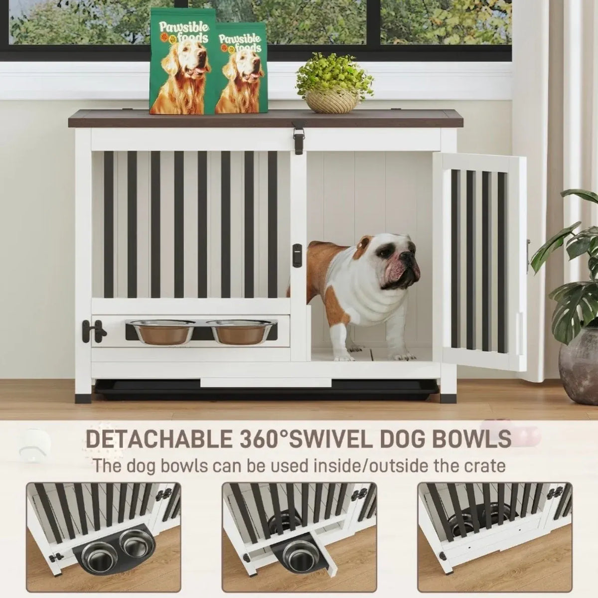 Aesthetic Dog Crate Furniture for Small and Medium Dogs