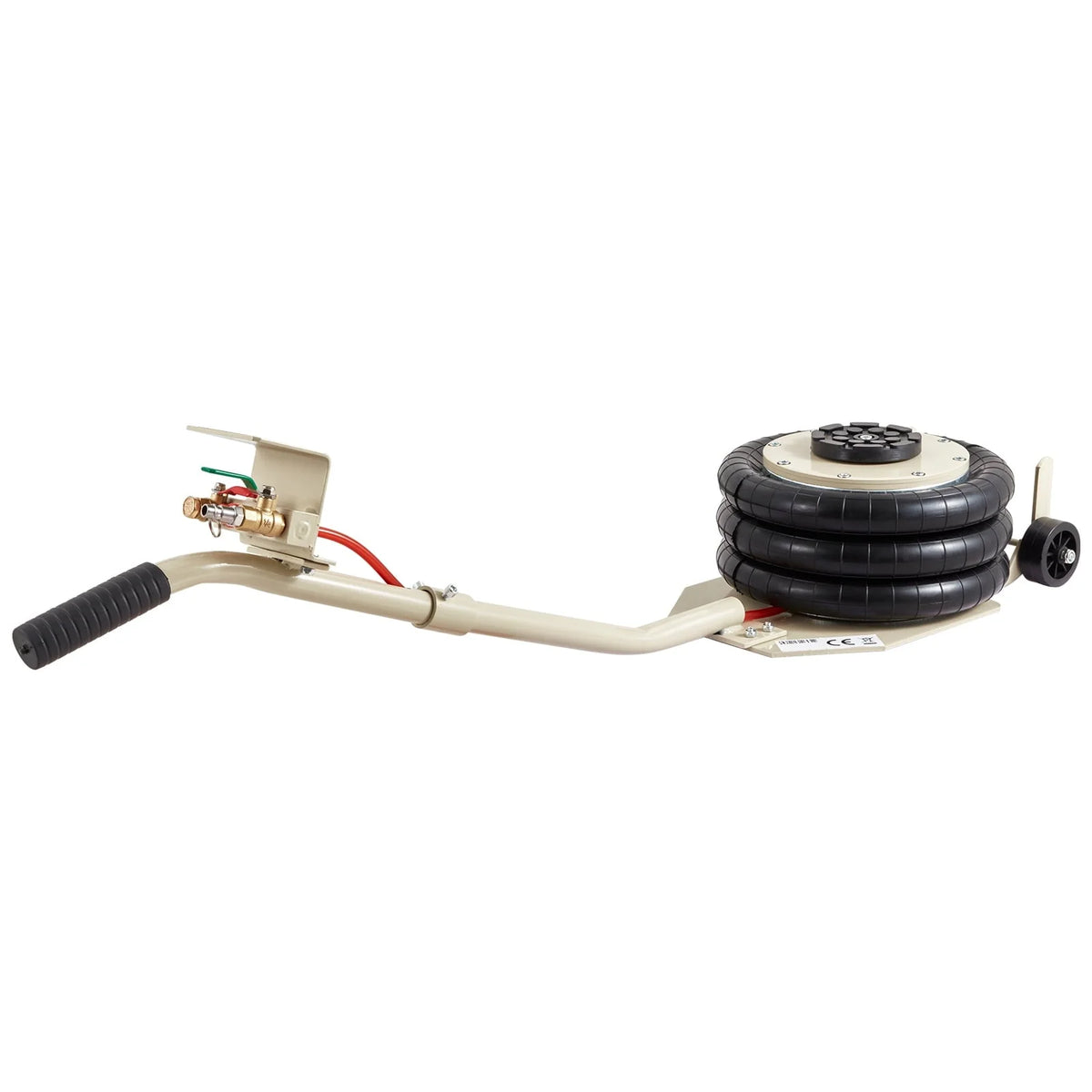 BENTISM Air Jack, 3 Ton/6600 lbs Triple Bag Air Jack, Airbag Jack with Six Steel Pipes, Lift up to 17.7 inch/450 mm, 3-5 s Fast Lifting Pneumatic Jack, with Long Handles for Car, Garage, Repair
