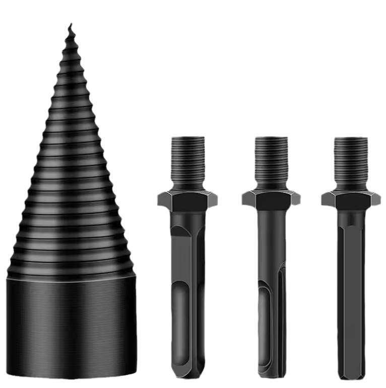 Drill Bits for Wood, Shank Firewood Splitting Drill Bit Works with Any  Drill