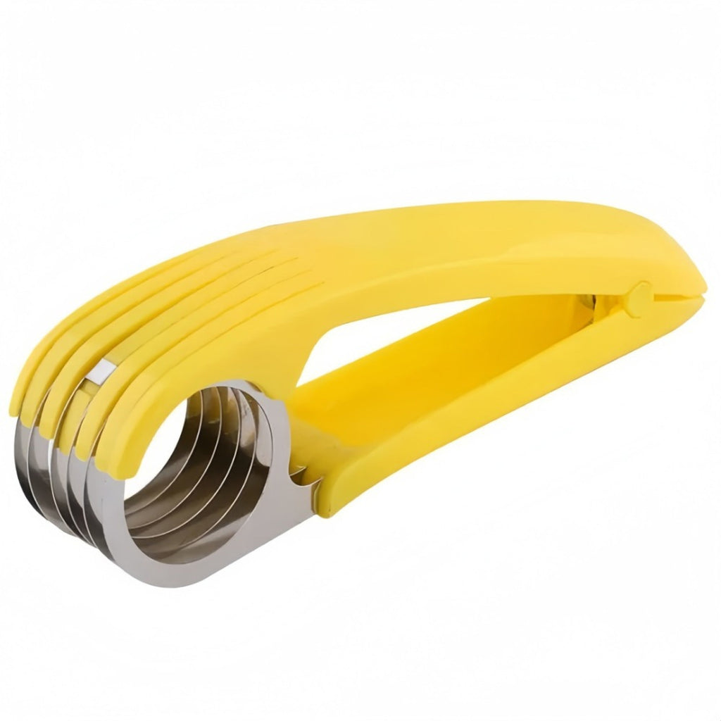 Curved Blade Banana Slicer with Angled Handle for Fruits and  Vegetables