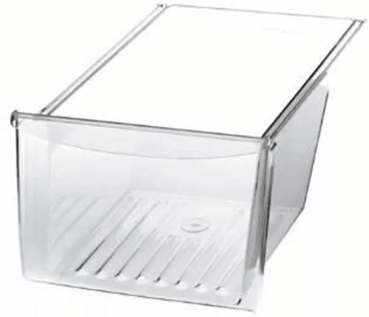 Clear Refrigerator Crisper Drawer Pan with Humidity Control and Tool-Free  Installation