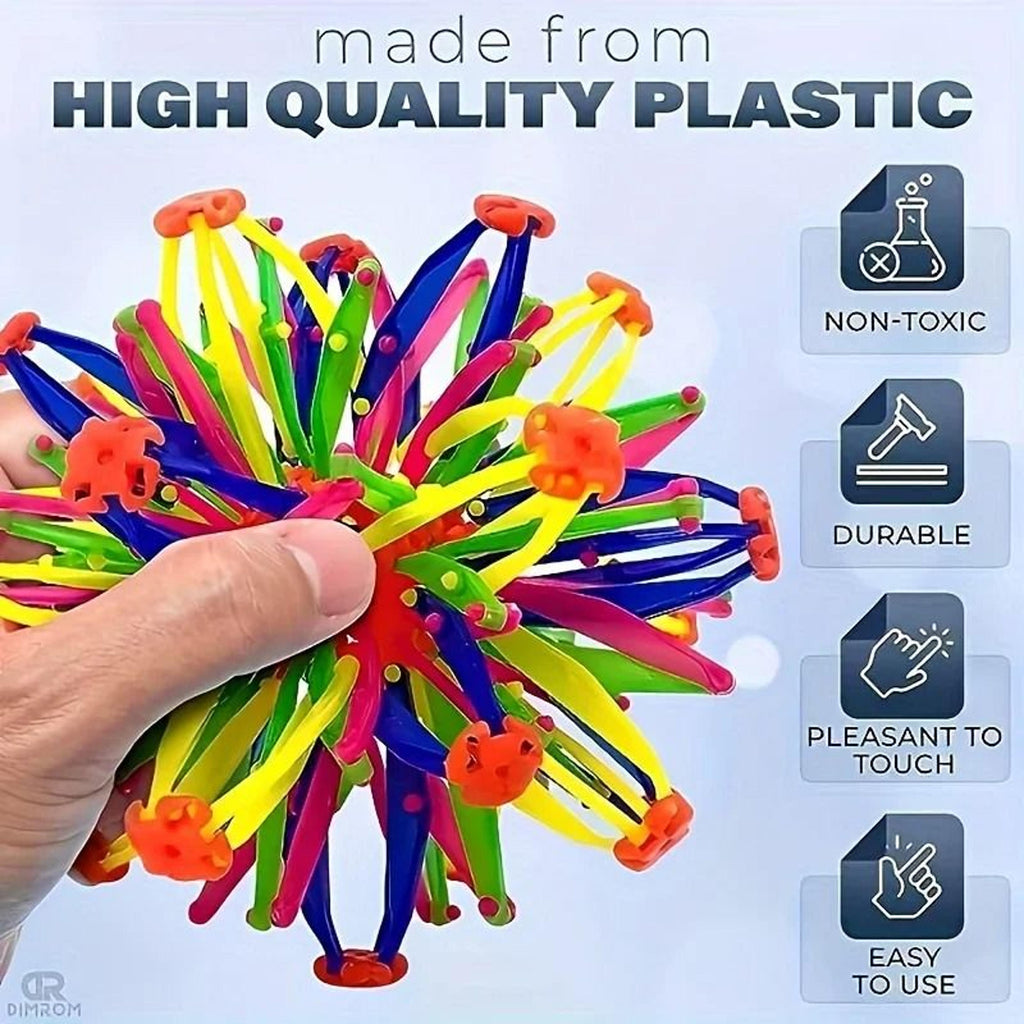 Expandable Breath Ball with Geometric Lattice Structure and Colorful Joints for Breathing  Exercises
