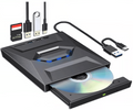 External Optical Drive with SD Card Slot and USB Hub for PC Mac  Laptops