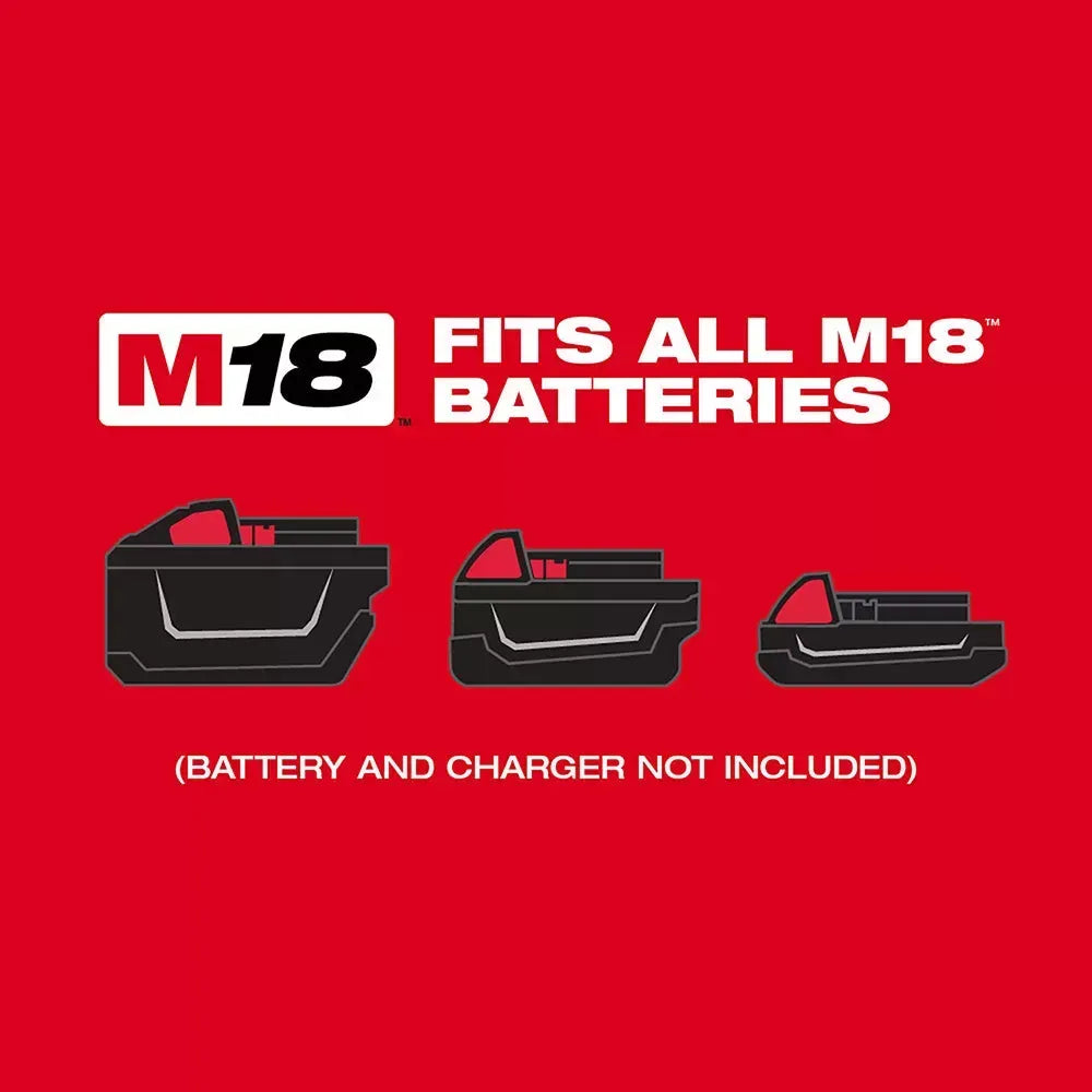 Milwaukee 48-11-1852JS M18 18V 5AH 2-Pack Batteries w/ M18 FUEL Jig Saw