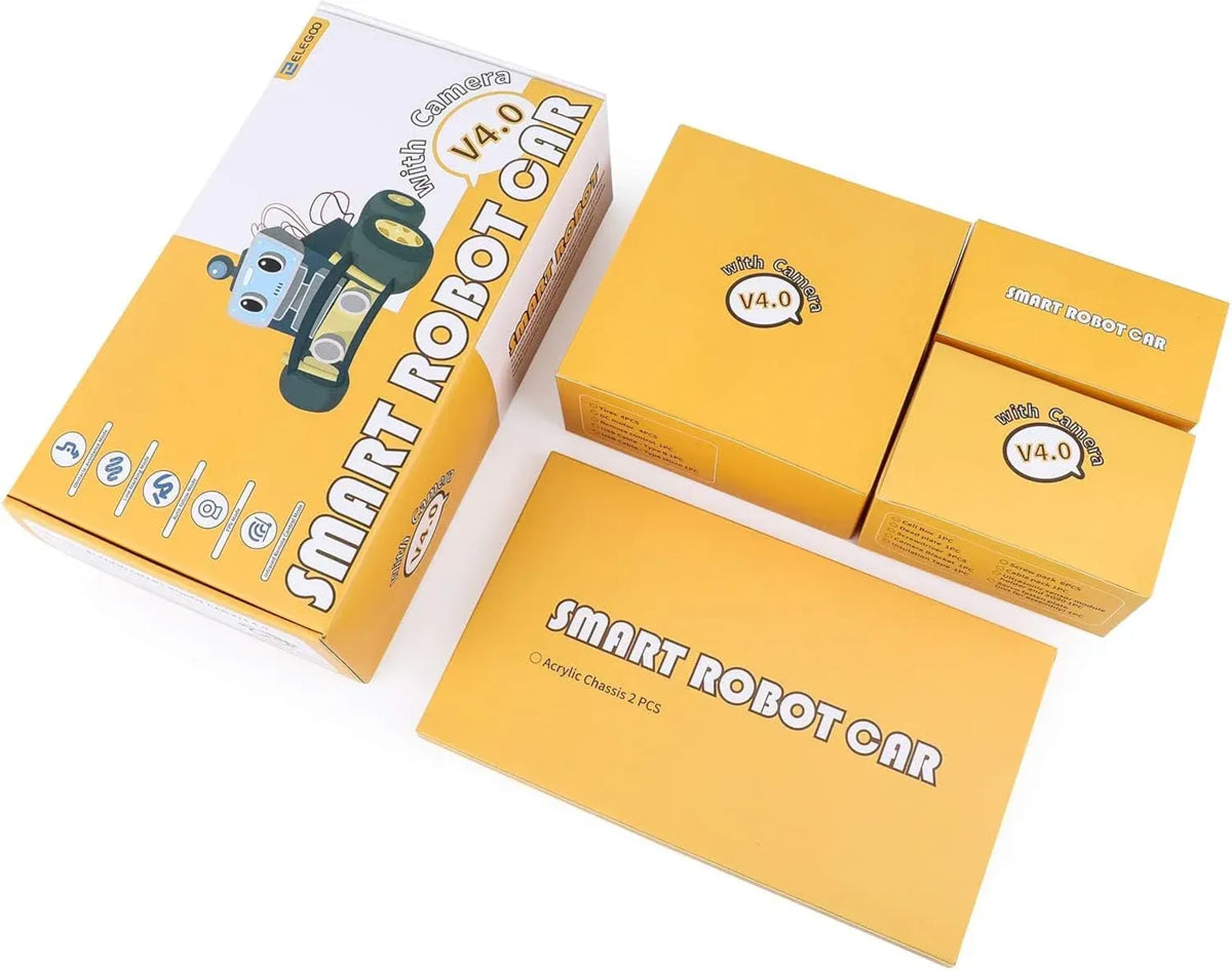 R3 Smart Robot Car Kit V4 for Arduino Robotics for Kids Ages 8-12 12-16 STEM Science Kits Coding Gifts for 8 9 10 11 12 13 14 15 16 Year Old Boys Girls Teens Cool Engineering Building Toys