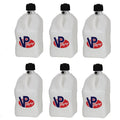 VP Racing Fuels Motorsport 5.5 Gallon Square Utility Jugs, White (4 Pack)