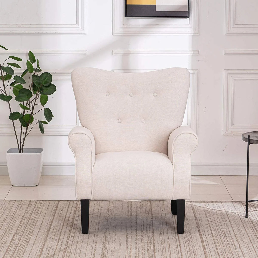 Mellcom Century Wingback Upholstered Bedroom