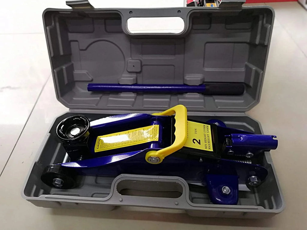 Bowoshen 2T 2Ton Tonne 2000Kg Lightweight Protable Car Van Trolley Lifting Floor Jack