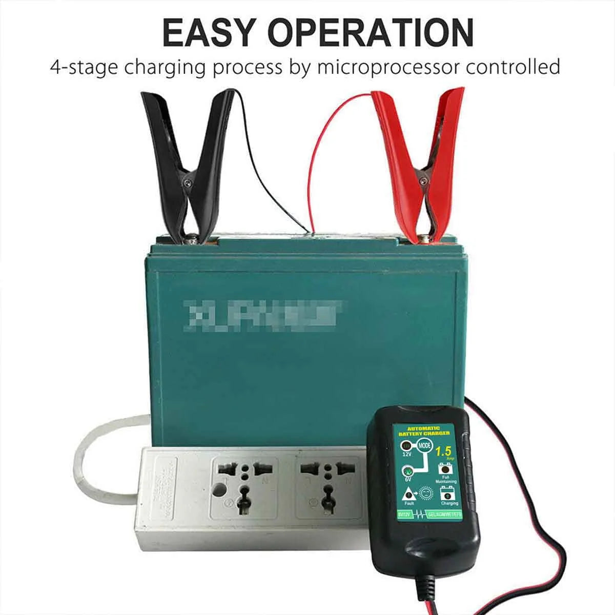 3 Pack 6V 12V battery charger maintainer trickle for Harley Davidson motorcycles