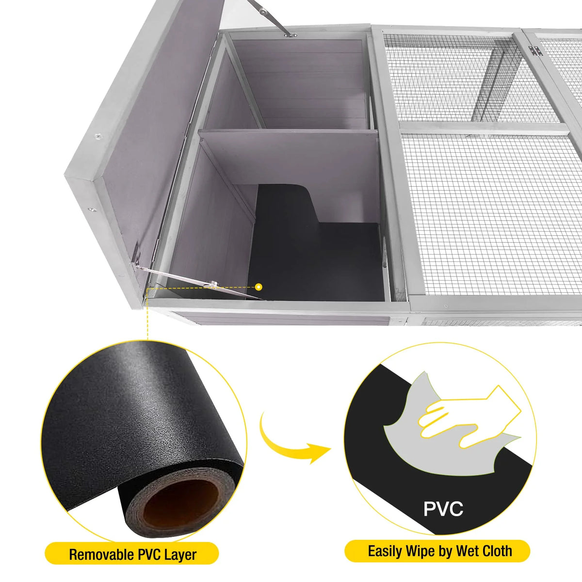 Aivituvin Rabbit Outdoor Playpen Enclosure