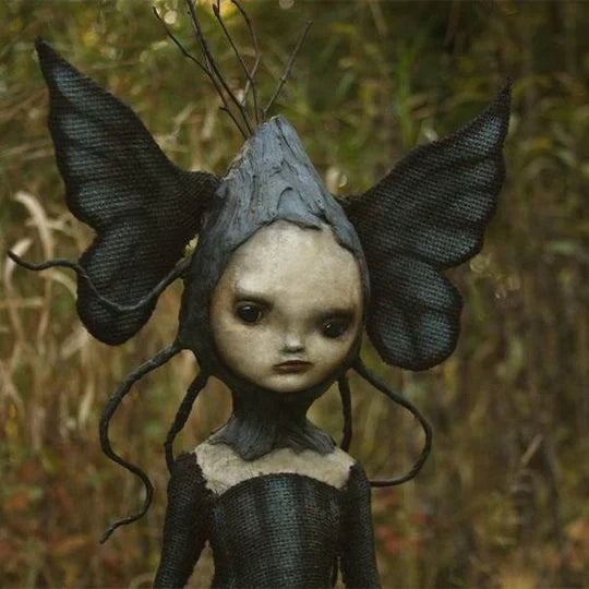 Creepy Witch Sculptures, Dark and Bizarre Art Halloween Decoration