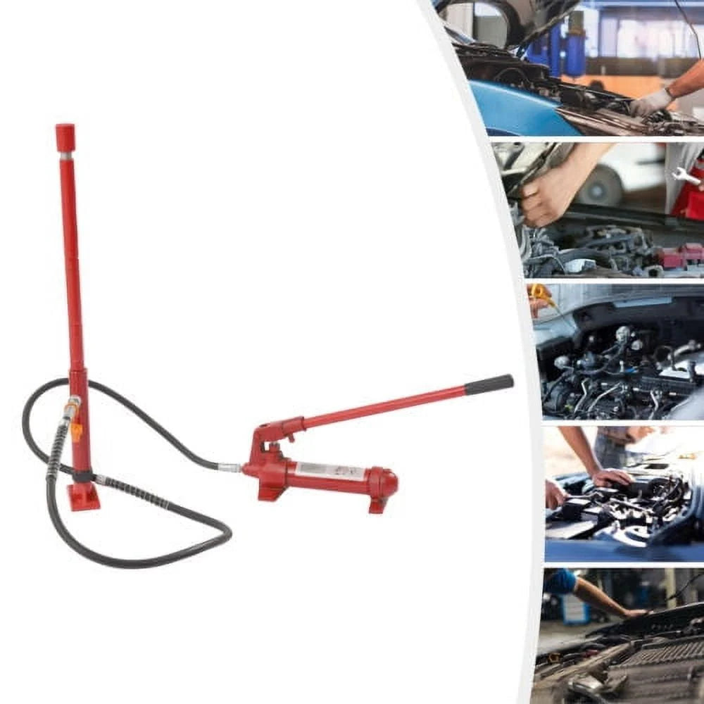 6 Ton Porta Power Hydraulic Jack Auto Body Frame Machine Kit Lift Ram Heavy Duty