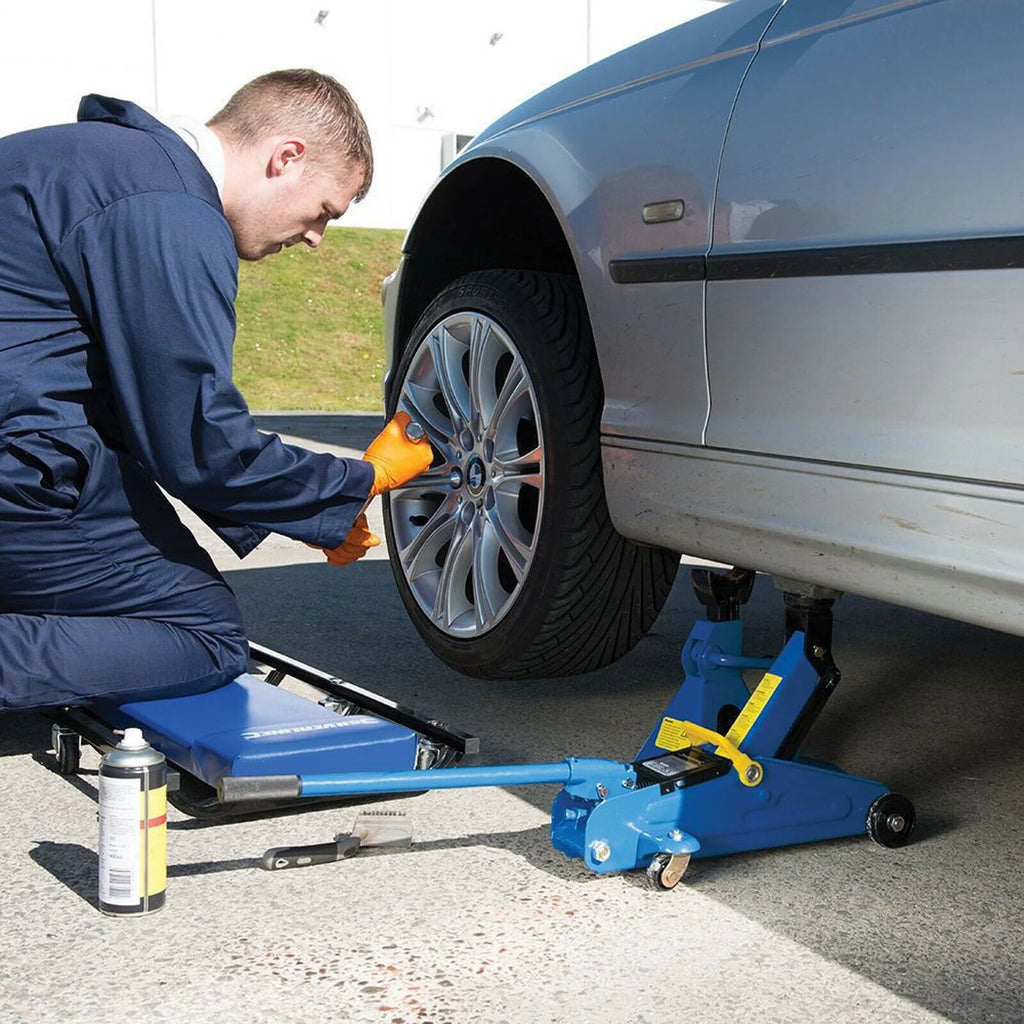 Bowoshen 2T 2Ton Tonne 2000Kg Lightweight Protable Car Van Trolley Lifting Floor Jack