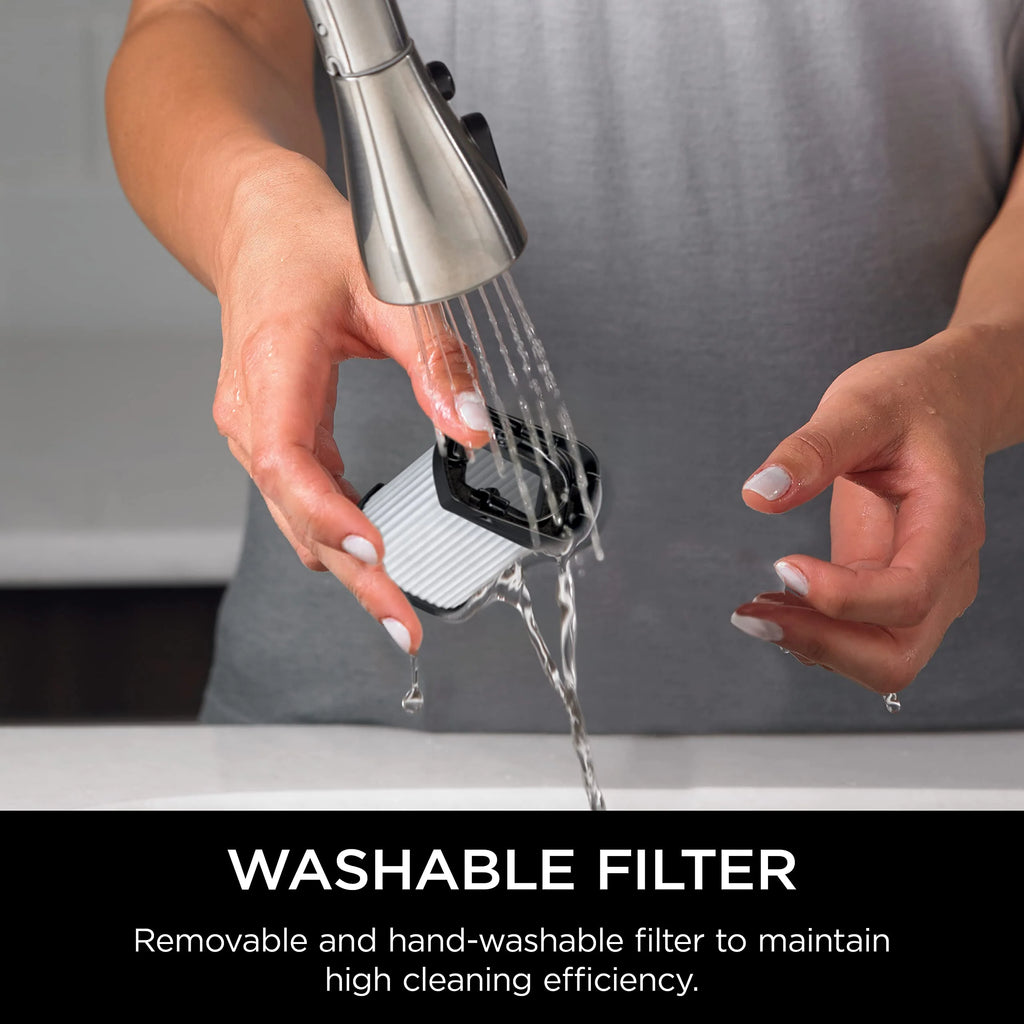 Shark WV410PR WANDVAC Cordless Hand Vacuum, Ultra-Lightweight & Portable with Powerful Suction & Tools for Pets, Designed for Car & Home, Violet