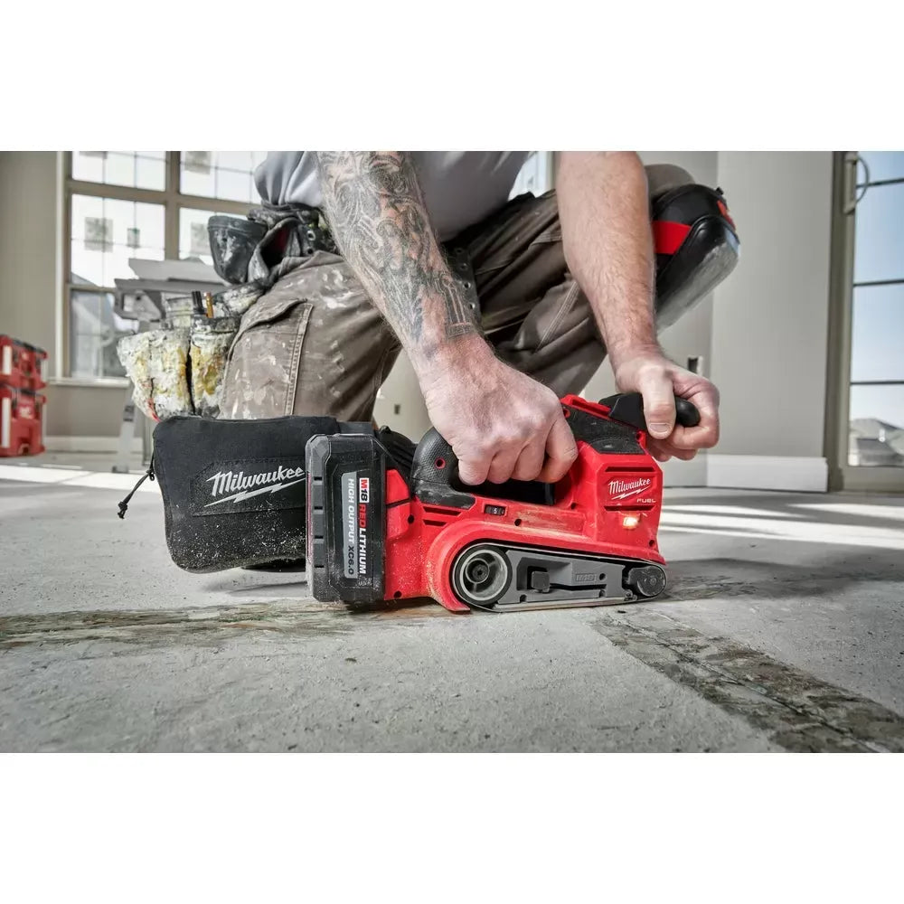 Milwaukee 2832-20 M18 FUEL 18V 3 x 18 Cordless Li-Ion Belt Sander - Bare Tool