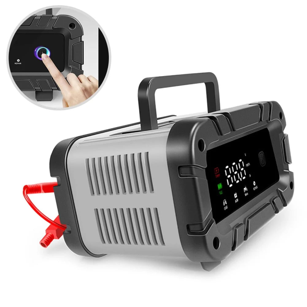 Haimni Car And Motorcycle Battery Charger 12V/6A Intelligent Pulse Repair Charger