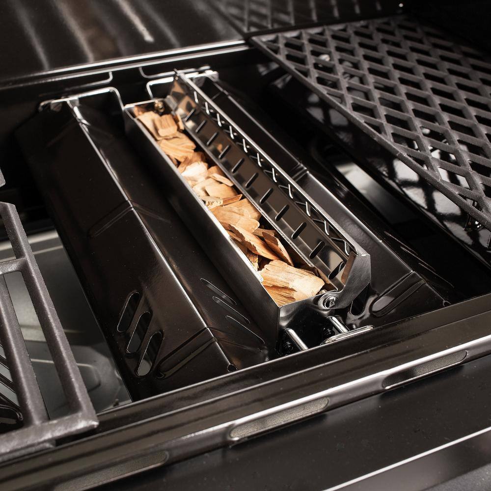 Dyna-Glo DGH474CRP 5-Burner Propane Gas Grill in Matte Black with TriVantage Multifunctional Cooking System