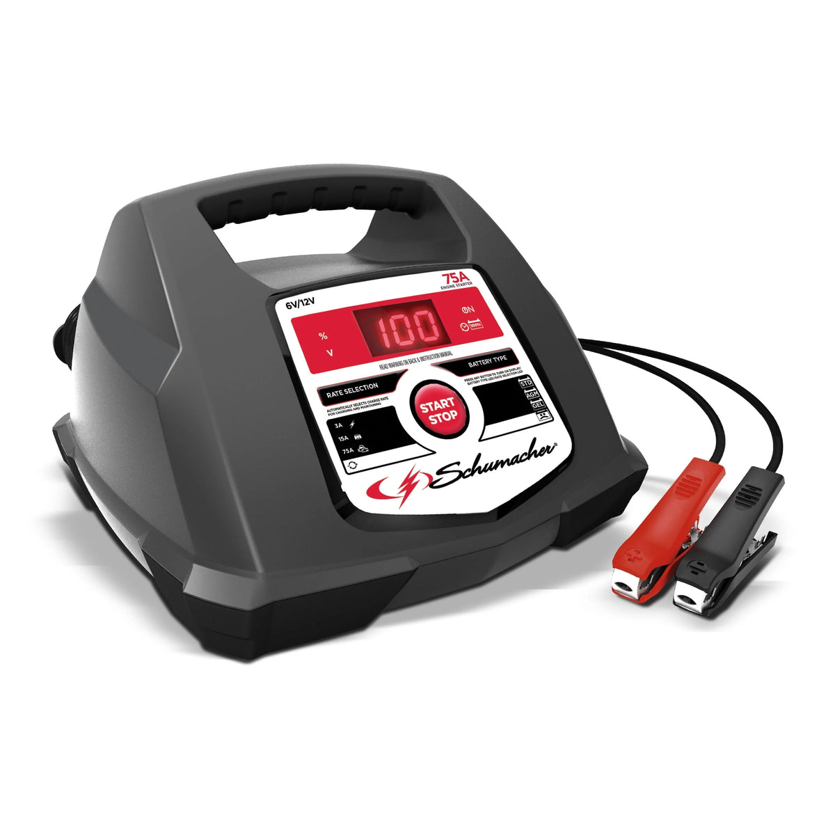 Schumacher SC1564 2/6/30/100-Amp 6v/12V Fully Automatic Battery Charger - New in Box