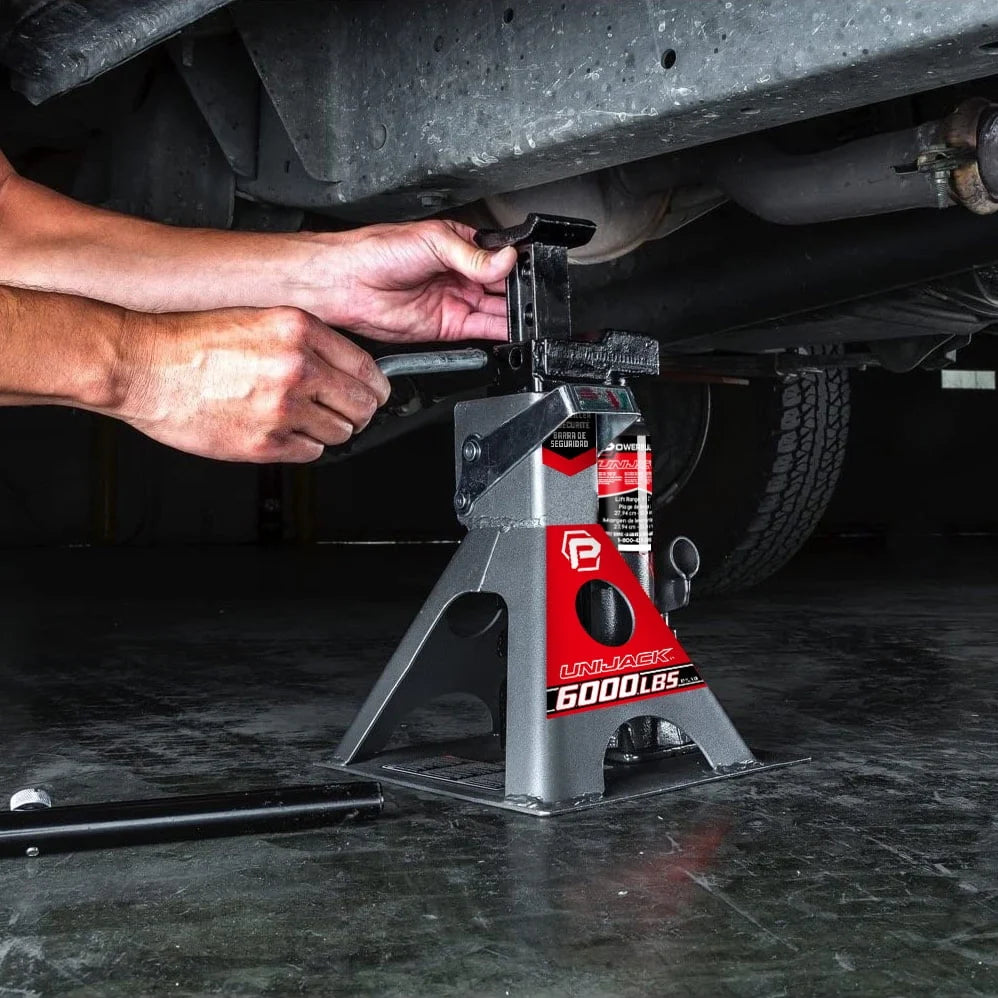 Powerbuilt 3 Ton Unijack Bottle Jack and Jackstand in One - 620471