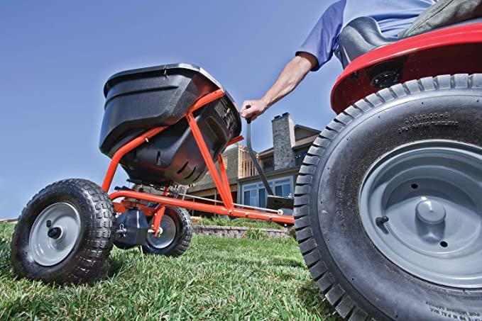 130-Lb. Tow-Behind Broadcast Spreader