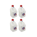 VP Racing Fuels Motorsport 5.5 Gallon Square Utility Jugs, White (4 Pack)