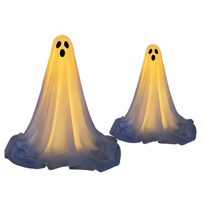 Glowing Ghost Yard Decorations Set with Internal LED Lighting, 78in Tall