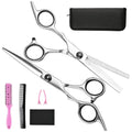 Hair Cutting Scissors Set with Thinning Shears and Styling Combs, 7-Piece  Kit