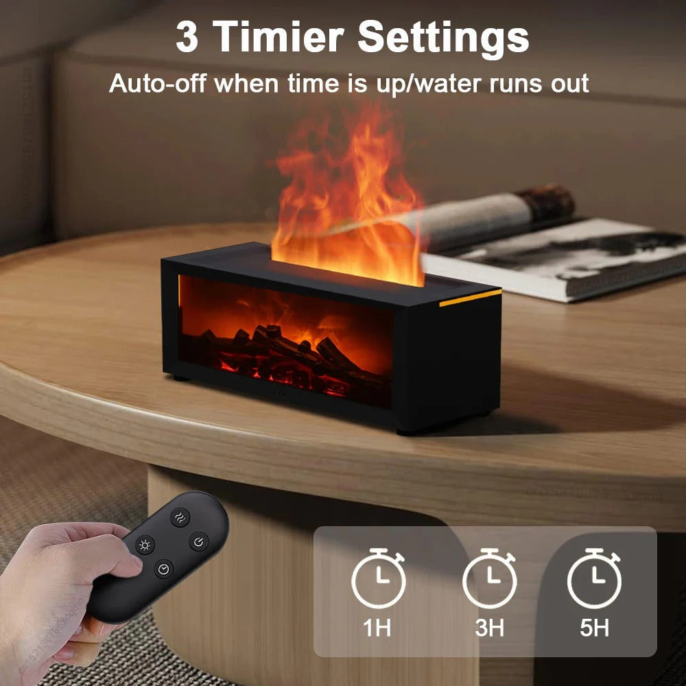 Aromatherapy Humidifier and Airflow Purification Device